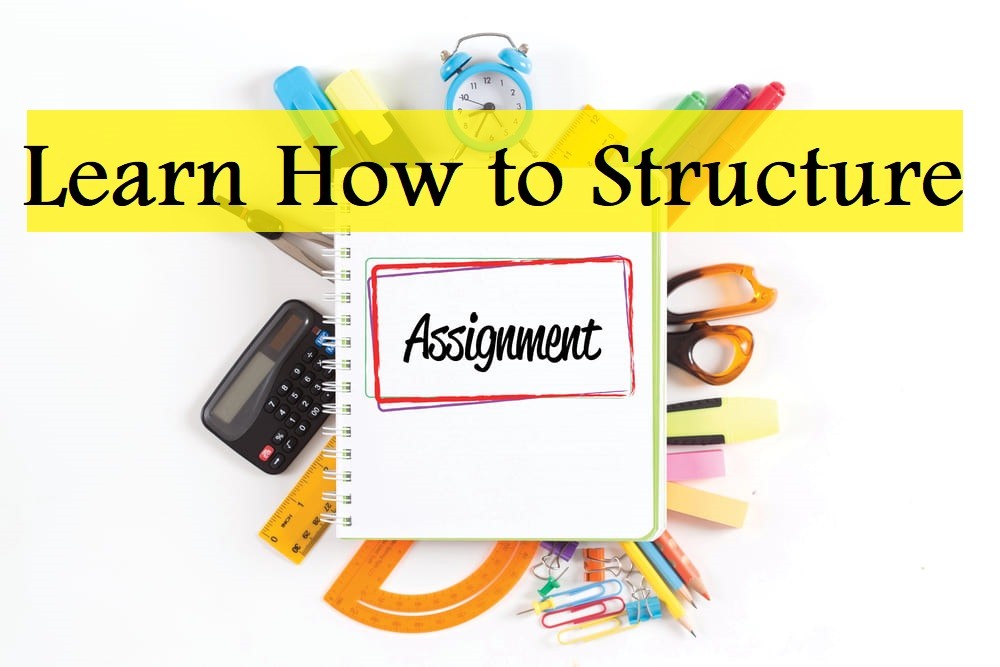 how to structure assignment