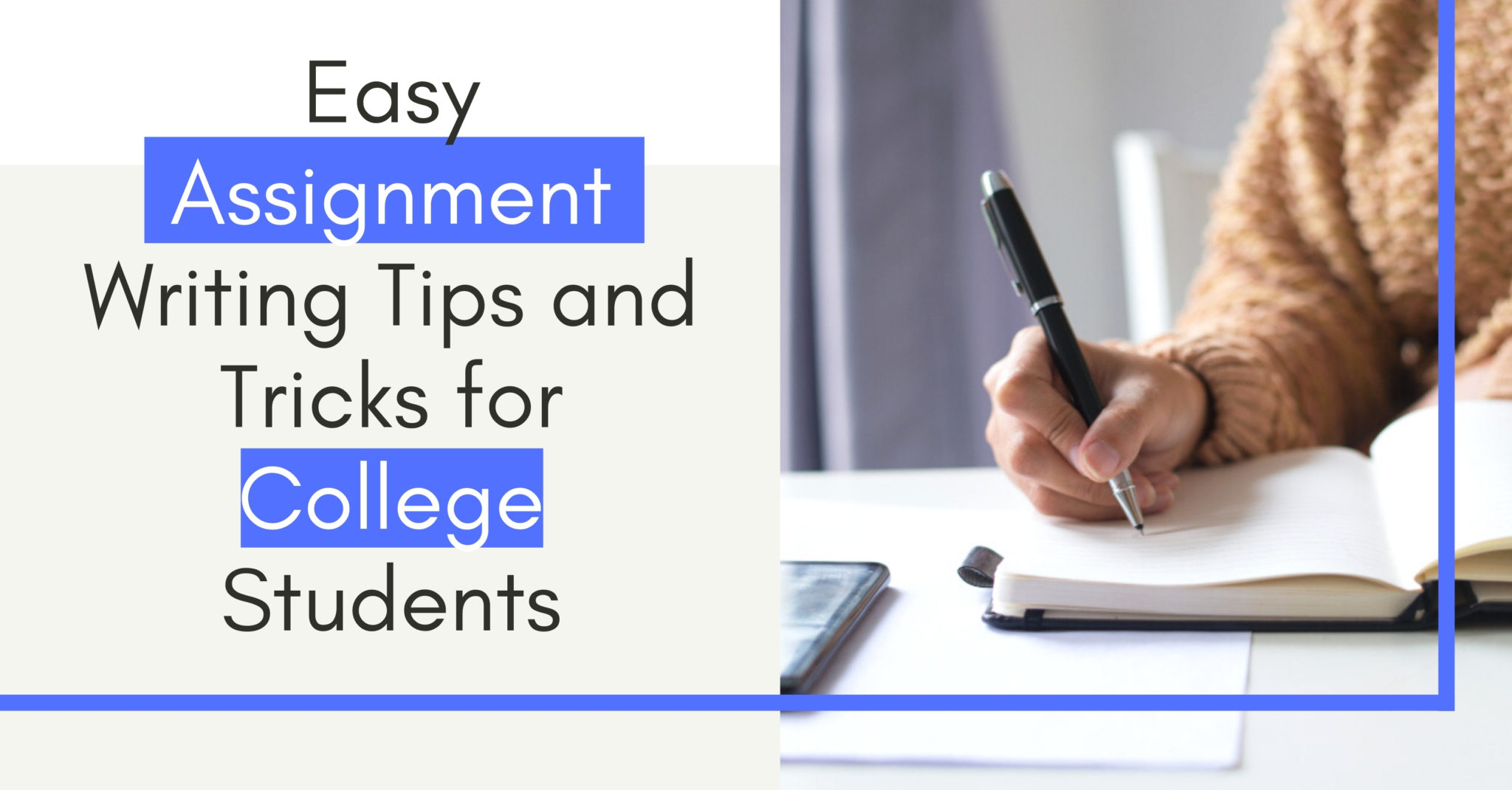 assignment study tips